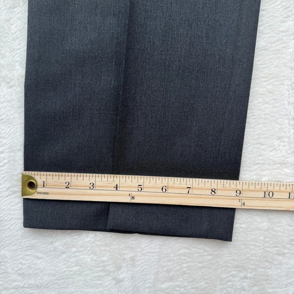 Banana Republic Dress Pants Mens 33x31 Grey Modern‎ Fit Wool Flat Front Trousers
